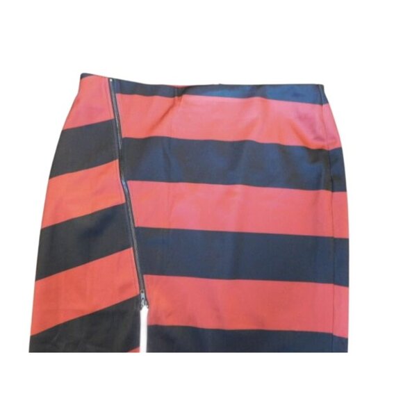 Eloquii Size 20 Plus Size Zip Striped STRETCH Skirt - Picture 2 of 2